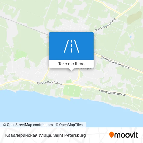 Кавалерийская Улица map