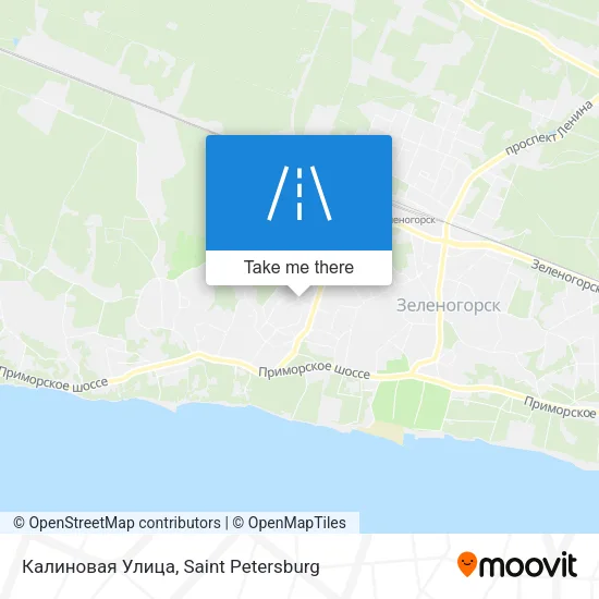 Калиновая Улица map