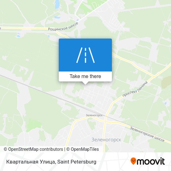 Квартальная Улица map