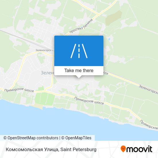 Комсомольская Улица map