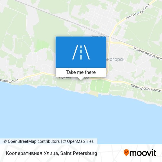 Кооперативная Улица map