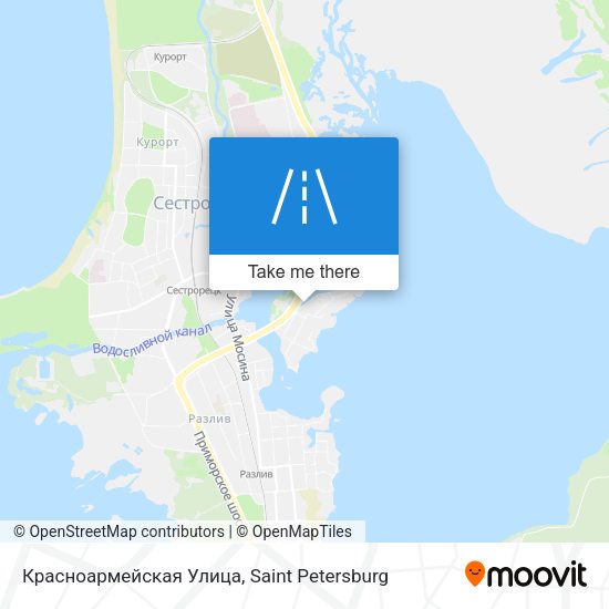 Красноармейская Улица map