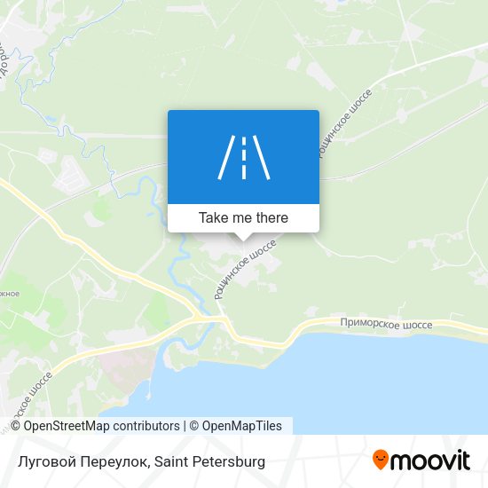 Луговой Переулок map