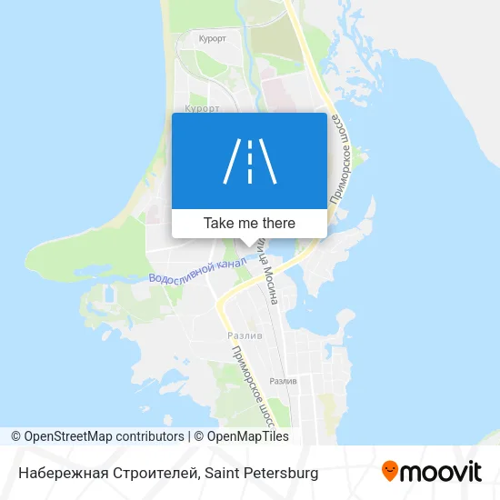 Набережная Строителей map