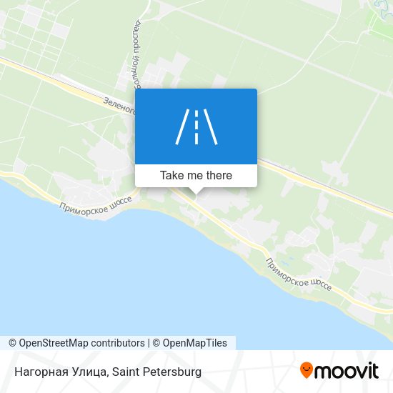 Нагорная Улица map