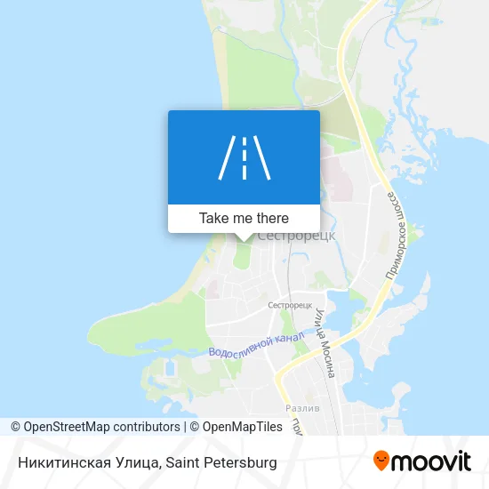 Никитинская Улица map