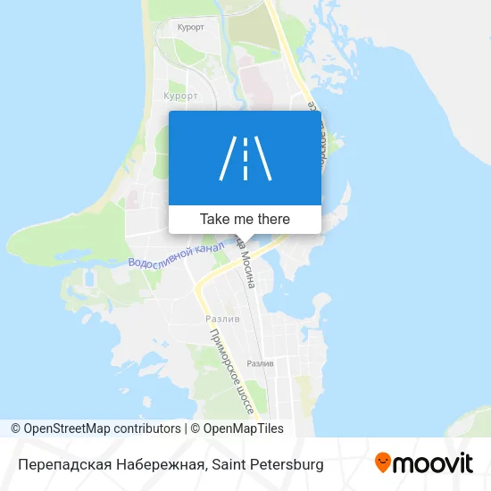 Перепадская Набережная map