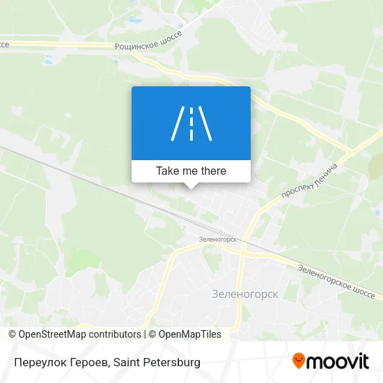 Переулок Героев map