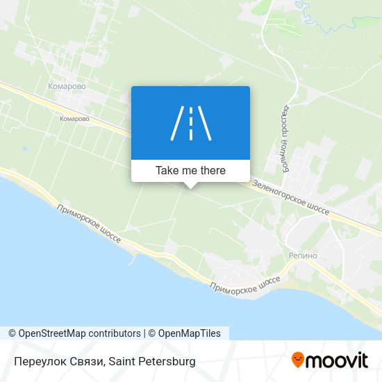Переулок Связи map