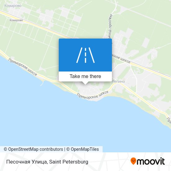 Песочная Улица map