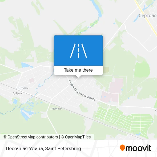 Песочная Улица map
