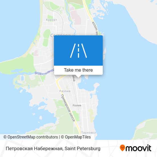 Петровская Набережная map