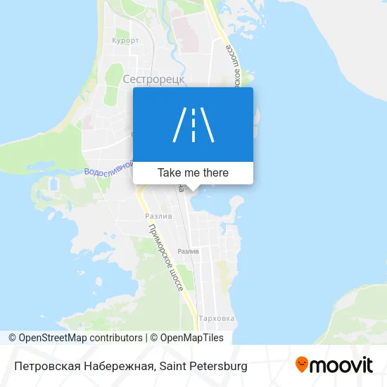 Петровская Набережная map