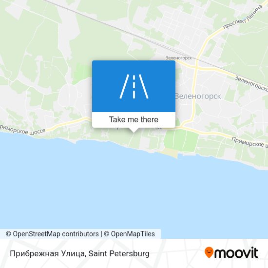 Прибрежная Улица map