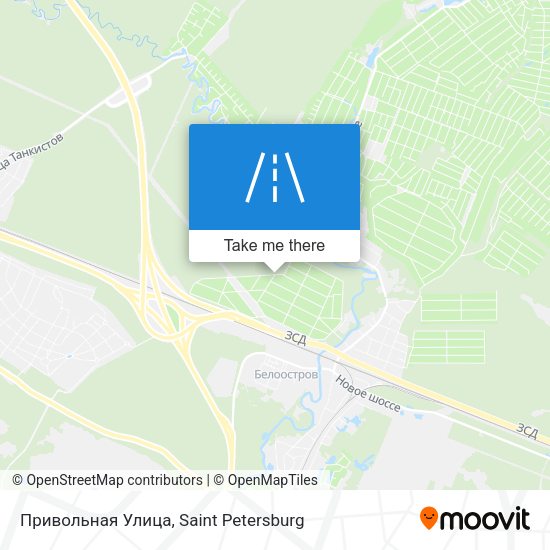 Привольная Улица map
