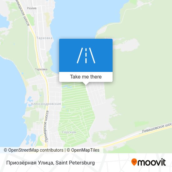 Приозёрная Улица map