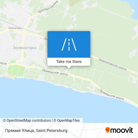 Прямая Улица map