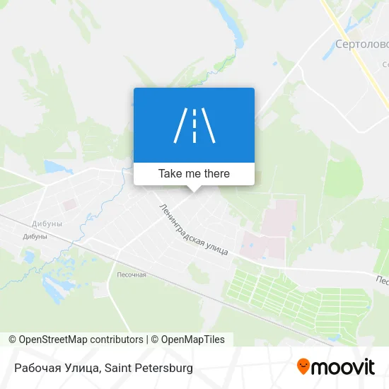 Рабочая Улица map