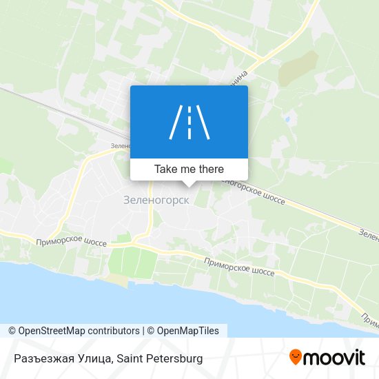 Разъезжая Улица map