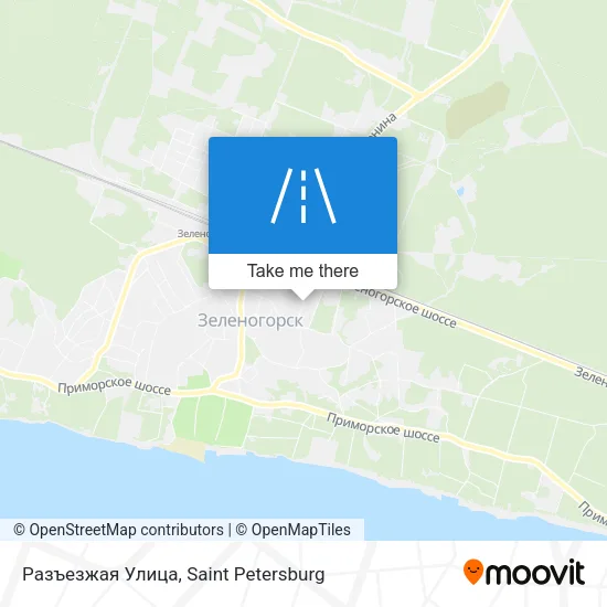 Разъезжая Улица map