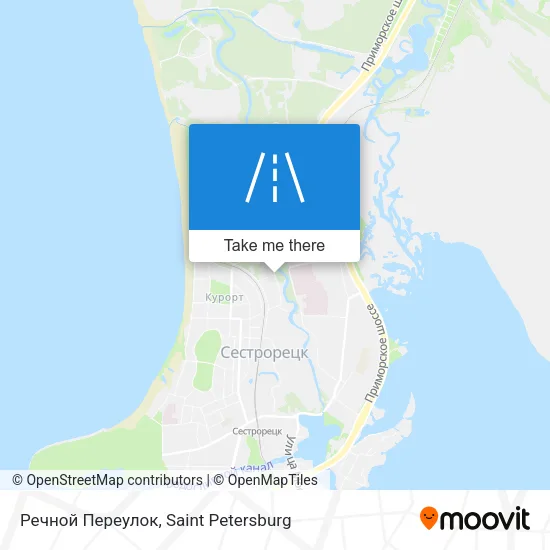 Речной Переулок map