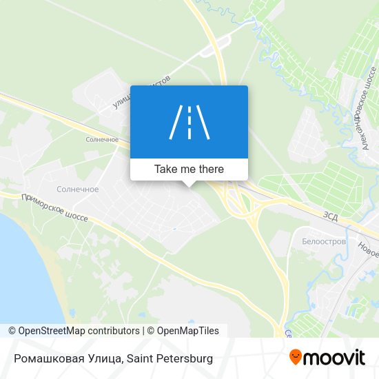Ромашковая Улица map