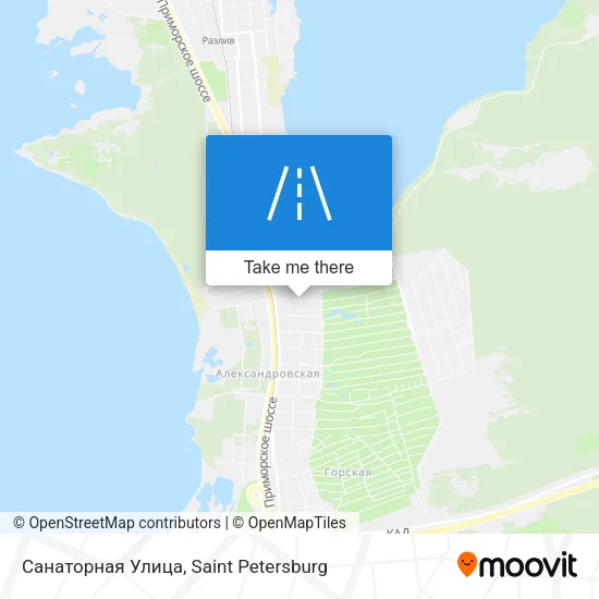 Санаторная Улица map