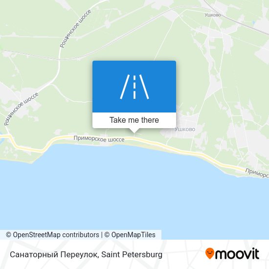 Санаторный Переулок map