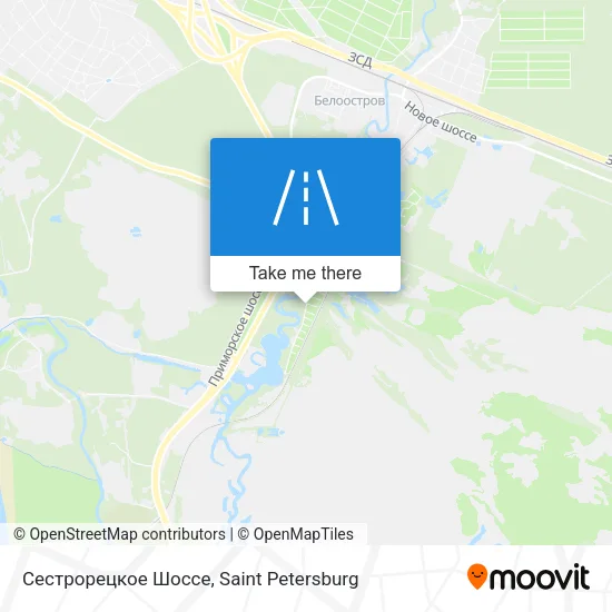 Сестрорецкое Шоссе map