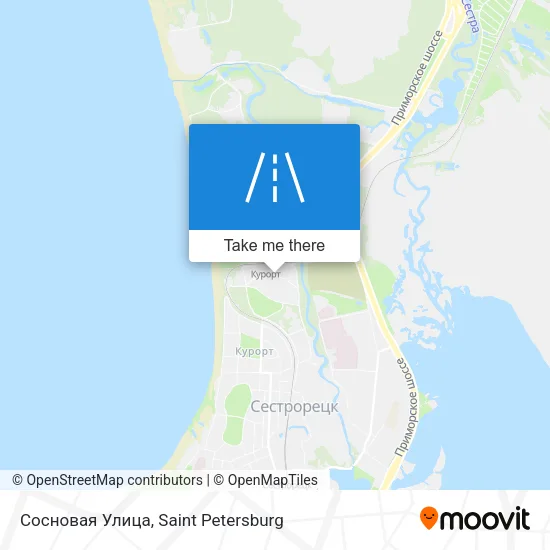 Сосновая Улица map