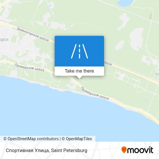 Спортивная Улица map