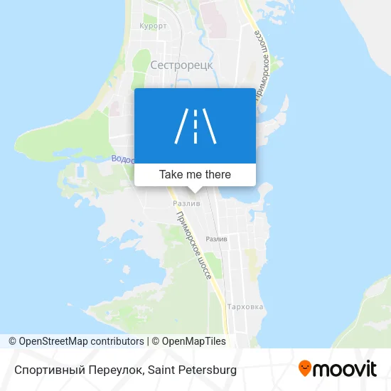 Спортивный Переулок map