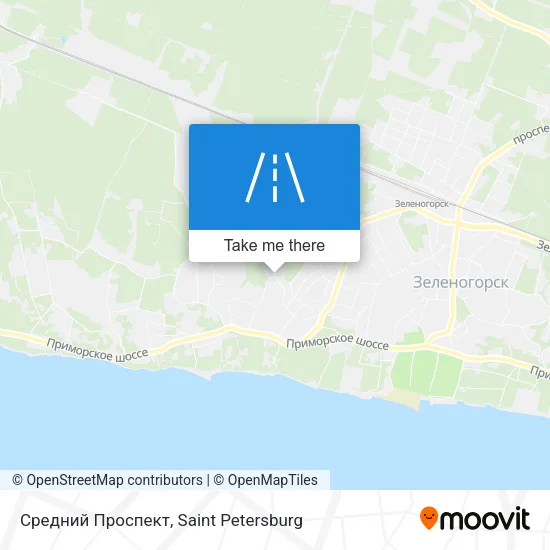 Средний Проспект map