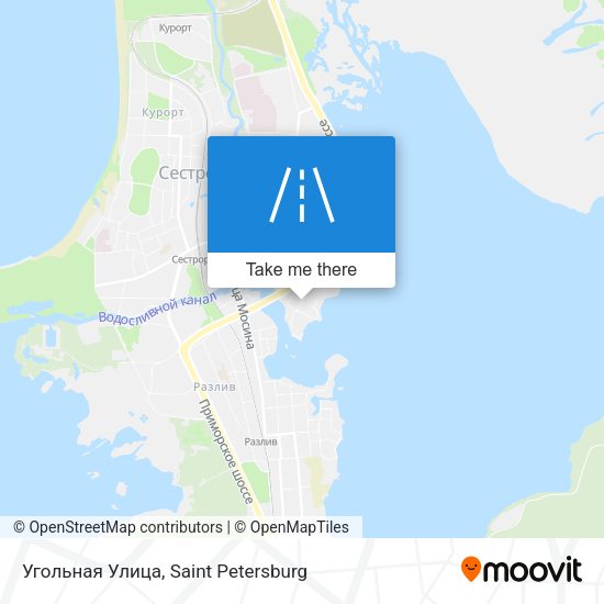 Угольная Улица map