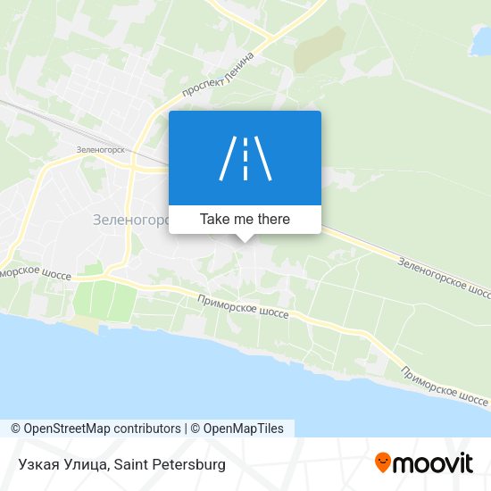 Узкая Улица map