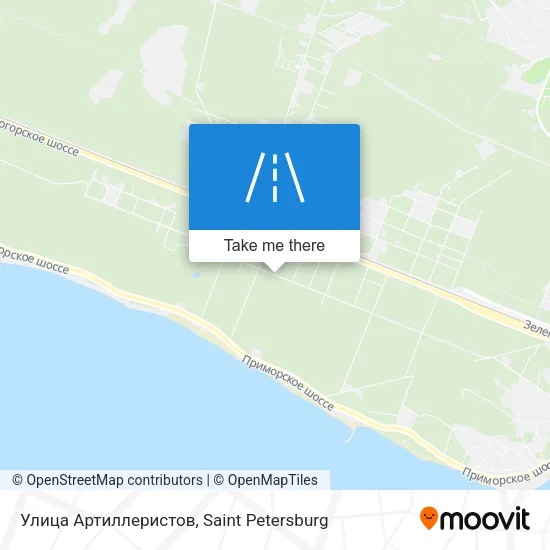 Улица Артиллеристов map