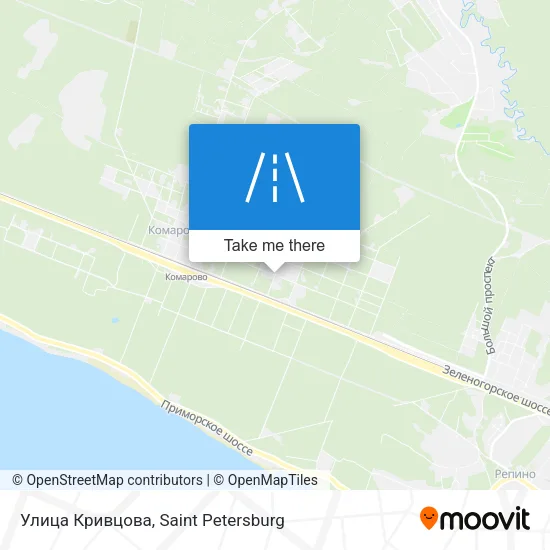 Улица Кривцова map