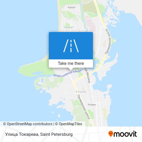Улица Токарева map