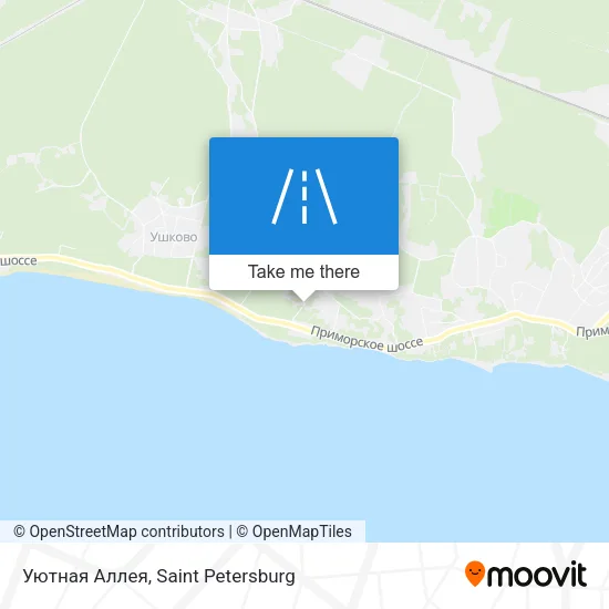 Уютная Аллея map
