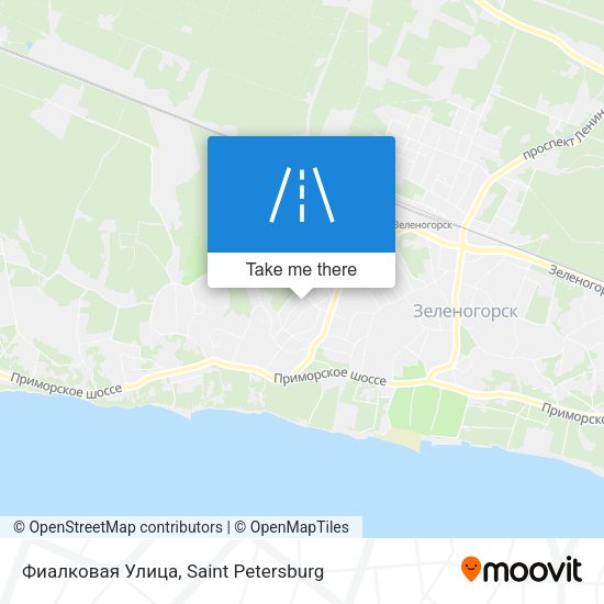 Фиалковая Улица map