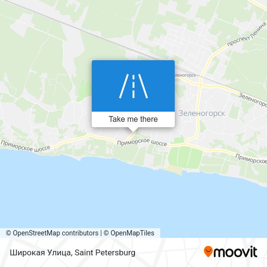 Широкая Улица map