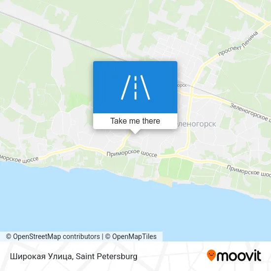 Широкая Улица map