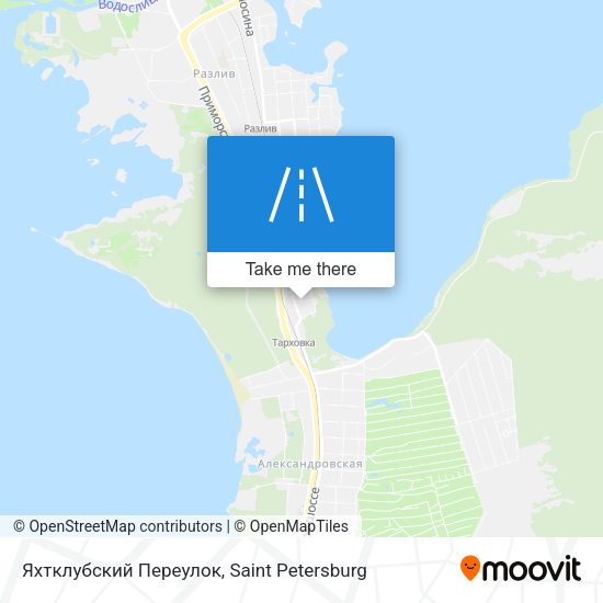 Яхтклубский Переулок map