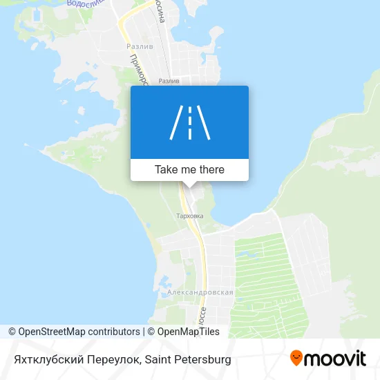 Яхтклубский Переулок map