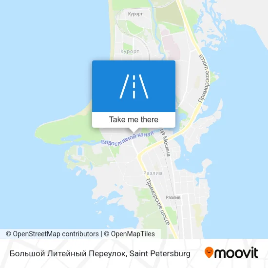 Большой Литейный Переулок map