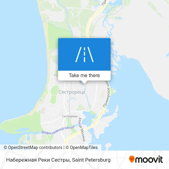 Набережная Реки Сестры map