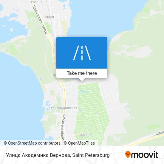 Улица Академика Вернова map