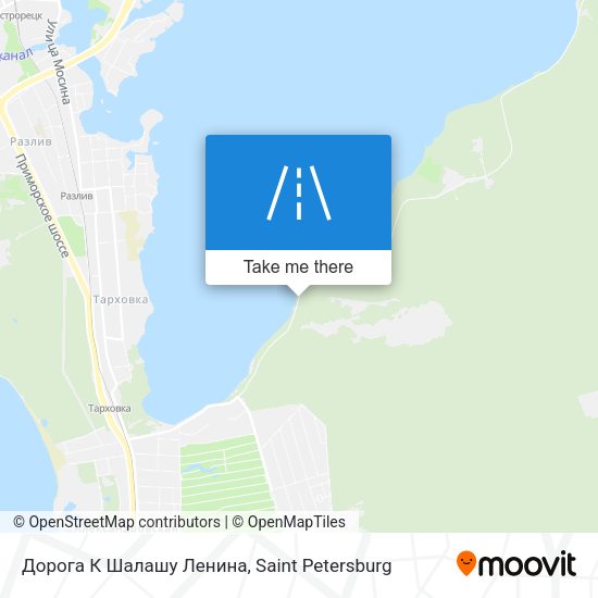 Дорога К Шалашу Ленина map