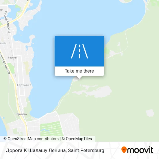 Дорога К Шалашу Ленина map