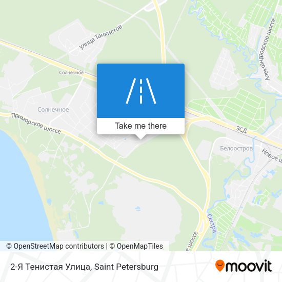 2-Я Тенистая Улица map